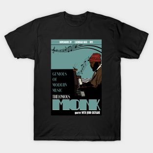 Thelonious Monk Jazz Poster T-Shirt